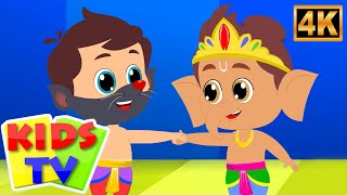Natkhat Ganesha Pyare Ganesha, नटखट गणेश, Chunnu Munnu Song, Cartoon Rhymes in Hindi for Kids