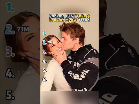 Ranking BEST Take A Look At My GF Trend. #tiktokviral #transition