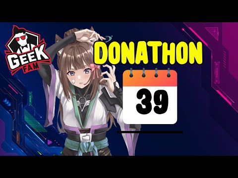 ( DONATHON ) GEEK VS RRQ, SEMOGA PC AMAN AJA - DAY 39 #vtuberindonesia