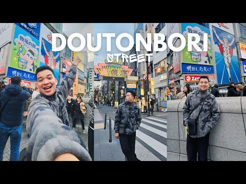 EXPLORING THE FAMOUS DOUTONBORI STREET IN OSAKA, JAPAN 🇯🇵 + SAMGYUP DINNER (MUST VISIT!!)