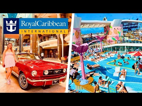 Royal Caribbean - Wonder Of The Seas DAY 2 - FULL Ship Tour & 80's Party!