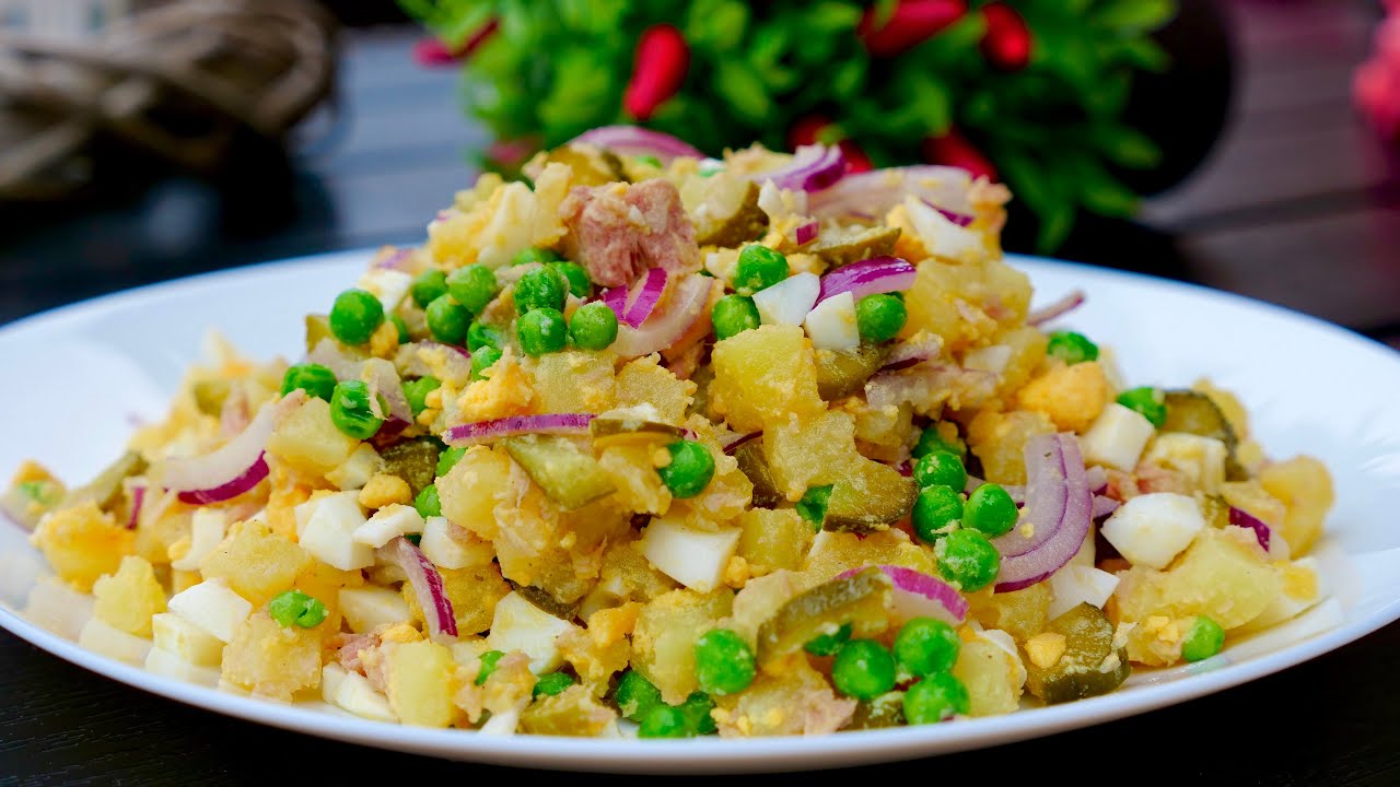 Очень Простой и Сытный Салат (Не ожидала что будет так Вкусно )