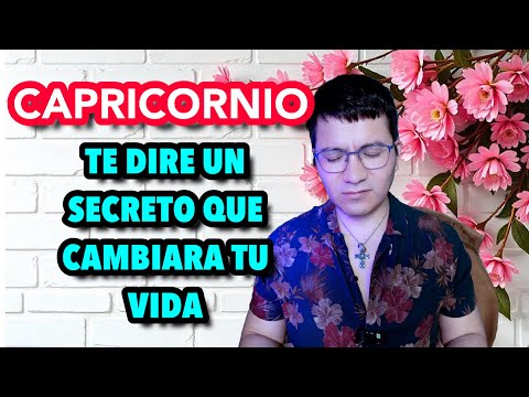 CAPRICORNIO ♑️  TU TIENES UN GRAN DON Y NO LO SABES ⁉️😳 ASUSTAS