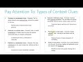 Understanding Context Clues Strategies