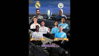 Real madrid vs Manchester city. #football #realmadrid #manchestercity #uefachampionsleague
