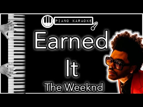 Earned It - The Weeknd - Piano Karaoke Instrumental