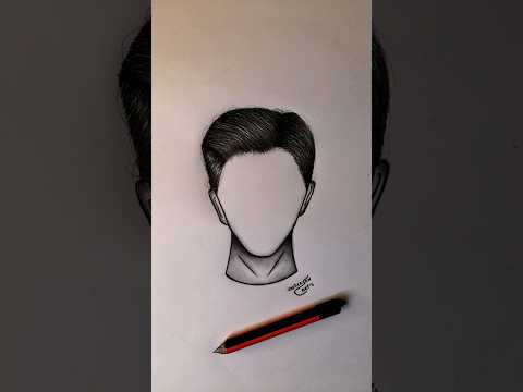 Dica de como desenhar cabelo masculino #shorts