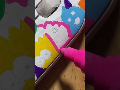 Drawing, But on my ✨MOUSE✨ with posca markers 🤯 #shorts