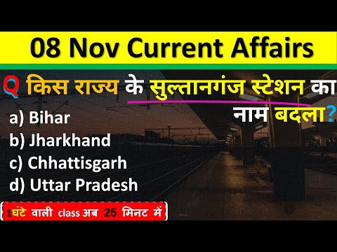 8 November Current Affairs 2024 Daily Current Affairs Current Affair Today Current Affairs 2024