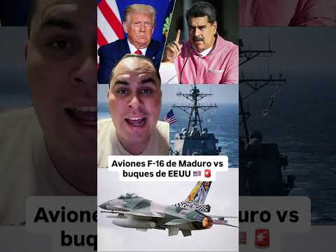 Aviones F-16 Venezolanos sobrevolaron un buque de EEUU por órdenes de Maduro #news