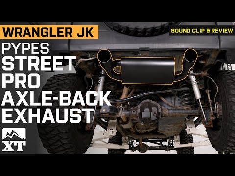 Jeep Wrangler JK Pypes Street Pro Axle-Back Exhaust System Review & Sound Clip