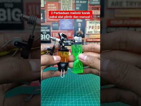 Inilah 2 perbedaan melintir korek pakai alat plintir dan pakai korek api biasa 😱