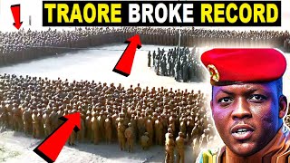 IBRAHIM TRAORÉ BROKE A RECORD BY DIVERTING 8,000 FIGHTERS TO THE FARM AFTER DEFEATING THE MILITANTS