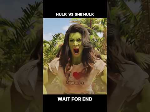 Hulk vs She Hulk fight scene ๐๐ฅ #avengers #marvel #shorts #hulk
