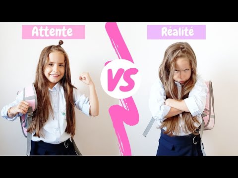 Attente VS Réalité la rentrée EXPECTATION VS  REALITY  SKETCH BACK TO SCHOOL// KIARA'S TOYS 💼🌷