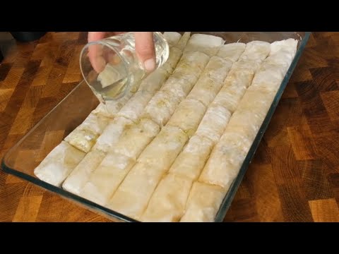 BAYRAMA Dünyanın En Kolay BAKLAVASI ✅Hazır Baklavalık Yufka İle Çıtır Çıtır Oluyor