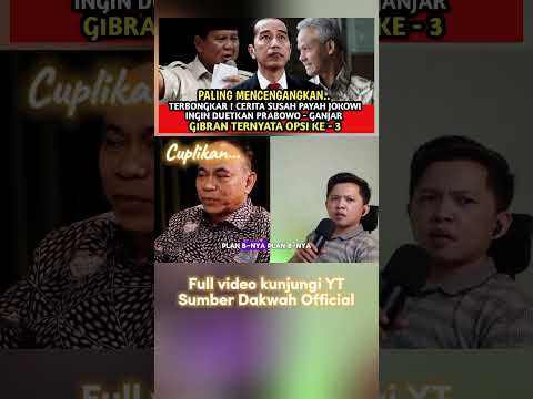 Short Viral TERNYATA JOKOWI INGIN DUETKAN PRABOWO - GANJAR ! GIBRAN OPSI TERAKHIR !!