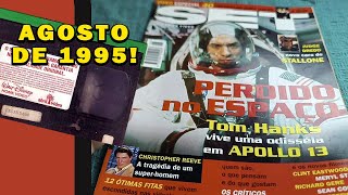 HÁ 30 ANOS: Revista SET de AGOSTO de 1995 com LANÇAMENTOS NAS LOCADORAS e CINEMA I DOLCE VIDEO 642