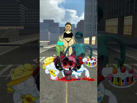 CHOOSE FAVORITE SQUID GAME PIANOSAURUS POPPY PLAYTIME CHAPTER 4 SKY HOUSES in Garry's Mod