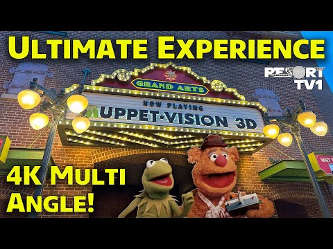 MuppetVision 3D - The Ultimate Experience - 4K Multi Angle Preshow & Main Show - Queue Tour