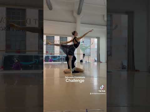 Serenade promenade challenge with Intermezzo Ambassador Ellen Makela #balletdancer #ballet