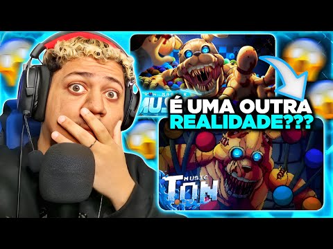 (FNAF EM OUTRA REALIDADE???😰) Mergulho Na Escuridão e Sua Agonia (FNAF: Into The Pit) | React