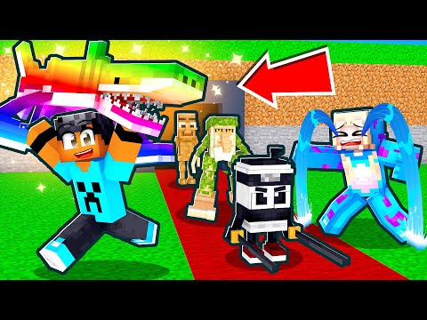 Usei ADMIN para Roubar o BRAINROT dos Meus Amigos no Minecraft