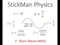 Wave Speed and Frequency Concepts