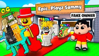 I Became STEAL A BRAINROT OWNER Sammy In ROBLOX !!!