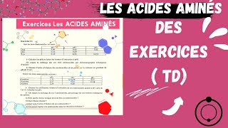 📣Les Acides Aminés  DES: EXERCICES [ Ionisation & chromatography ] #BIOCHIMIE #MEDECINE #SNV