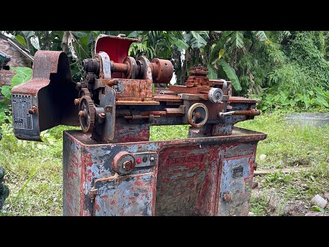 Full video of the TAKAHASHI lathe restoration process | Restore and Repair old Takahashi mini lathes