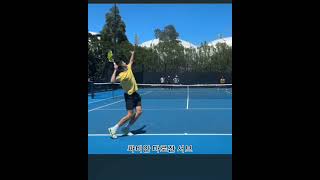 파비안 마로잔 서브 Fabian Marozsan serve #tennis #serve #테니스 #서브 #atp