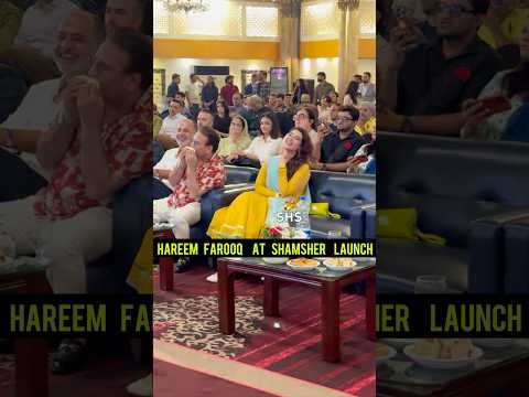 #HareemFarooq At #Shamsher Launch in Karachi 😍 #Shamsher #tapmad #ShamsherOnTapmad #tapmadOriginals