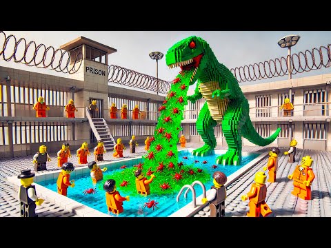 LEGO Prison Horror: Dino Pool Apocalypse