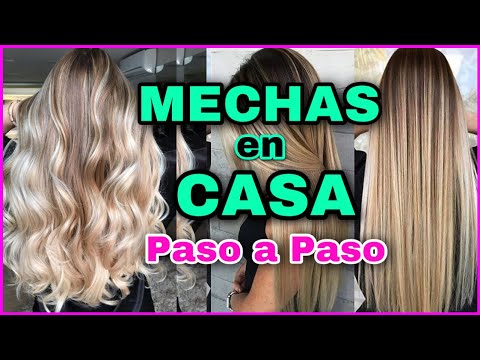 COMO ME HAGO LAS MECHAS CON GORRO EN CASA PASO A PASO YO SOLA | NatyGloss