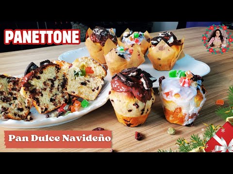 🎄 Pan NAVIDEÑO individual estilo PANETTONE receta Fácil ⛄