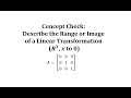Vector Spaces and Transformations