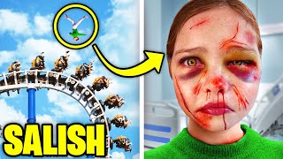 SALISH fell off the roller coaster, then.. (JORDAN MATTER SAD)
