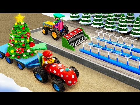 Top diy tractor making mini water pump Machine Supply Water System for Christmas Tree