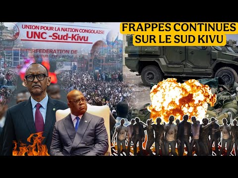 ‼️INTENSES COMBATS‼️L'Armee Congolaise pilone le M23 et les RDF au Sud Kivu.