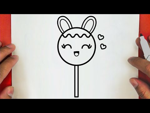 كيف ترسم مصاصة كيوت وسهلة خطوة بخطوة / رسم سهل / تعليم الرسم للمبتدئين || Cute Lollipop Drawing