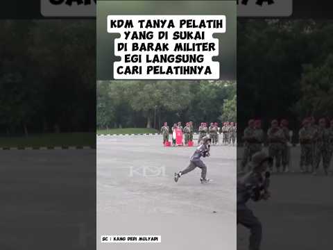 Egi langsung panggil pelatihnya #kangdedymulyadi #kdm #bapakaing