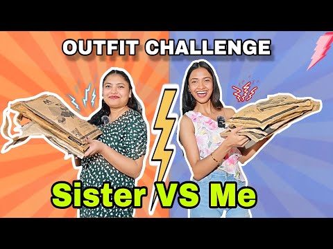 Sister VS Me⚡️Outfit Challenge From Myntra EORS | Under Rs. 1000😱😍👌🏻| Classy Wings