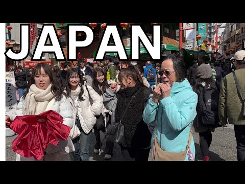 🇯🇵 JAPANESE WALKING TOUR, KOBE JAPAN: EXPLORING JAPANESE STREET FOOD SCENE IN KOBE, 4K HDR