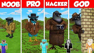 Shpioniro Golubiro Build Battle Challenge - Noob vs Pro vs Hacker vs God - Minecraft Animation
