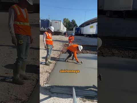 Sinirlenen İşçi ve Betonla Savaş