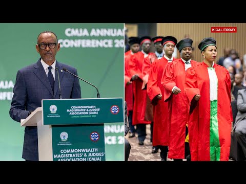 President Kagame opens the Commonwealth Magistrates & Judges Association (CMJA) conference in Kigali