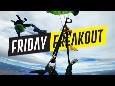 Friday Freakout: Skydiver Knocked Out By Hard Premature Parachute Opening