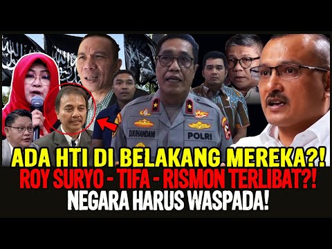 TERUNGKAP! DI BALIK ROY SURYO, TIFA,RISMON TERNYATA ADA HTI, IJASAH JOKOWI INCARAN TIM PEMBELA ULAMA
