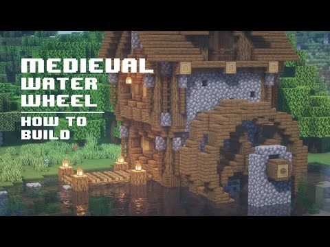 Minecraft Water Wheel Tutorial 11 21